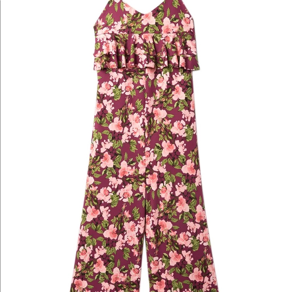 Poof floral jumpsuit